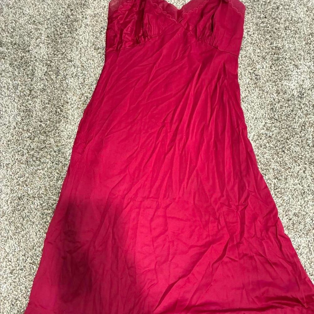 Kayser Women's Red and Pink Dress